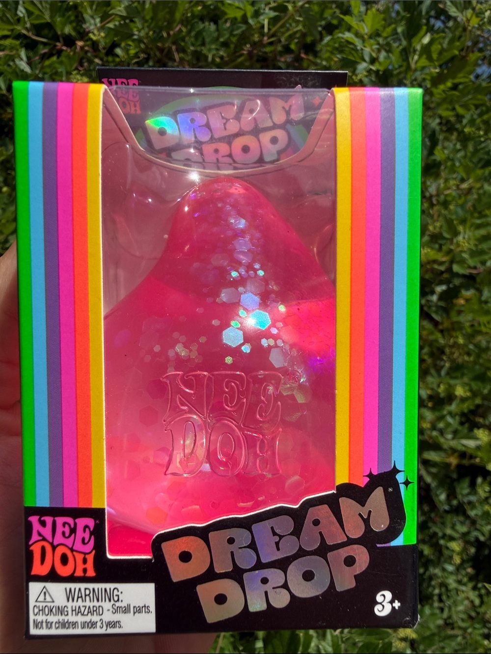 Needoh Dream Drop Sensory Toy - Bright Pink